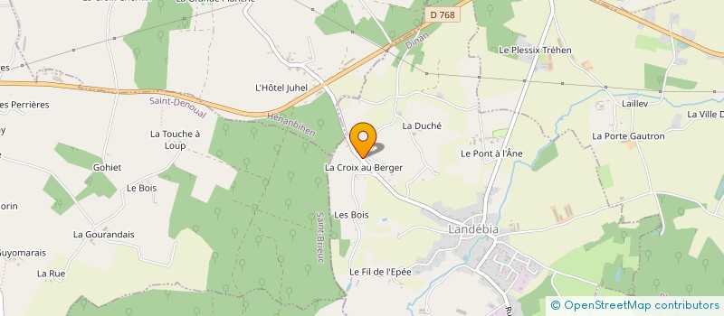 localisation de l'entreprise SCI COLLET  LANDEBIA