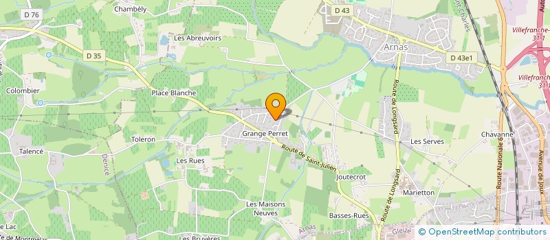 localisation de l'entreprise SCI COLLET-PERRIER  ARNAS