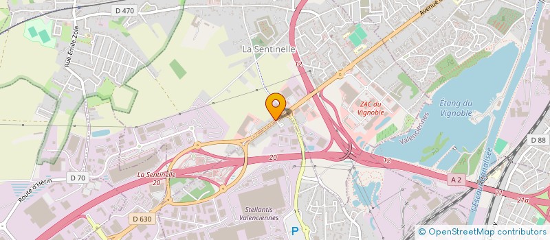 localisation de l'entreprise SCI COLLET-PLANCKE  LA SENTINELLE