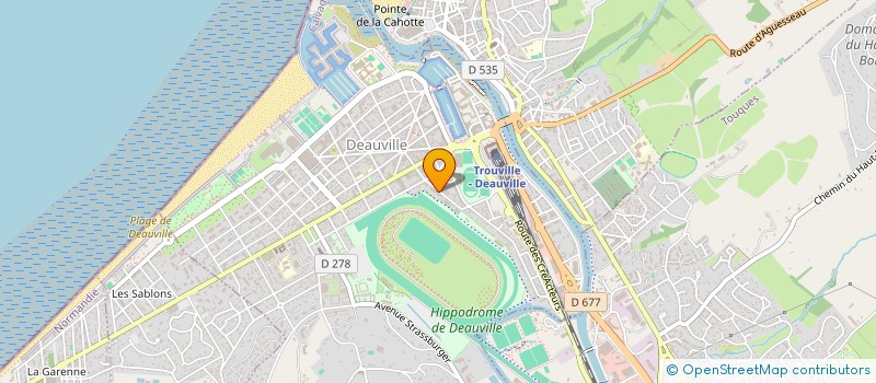 localisation de l'entreprise SCI COLLETTE à DEAUVILLE