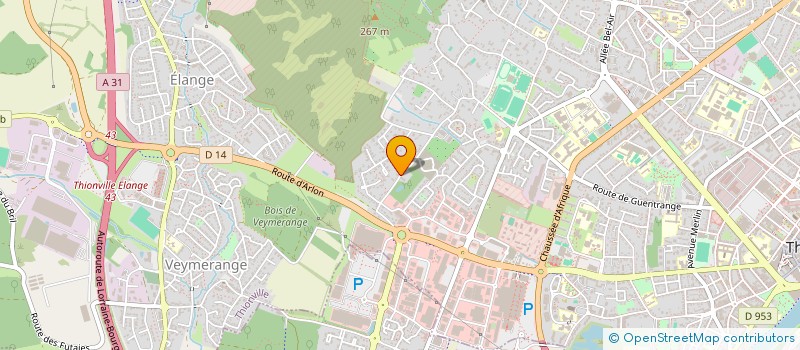 localisation de l'entreprise SCI COLLIGNON à THIONVILLE
