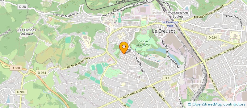 localisation de l'entreprise SCI COLLIN à LE CREUSOT