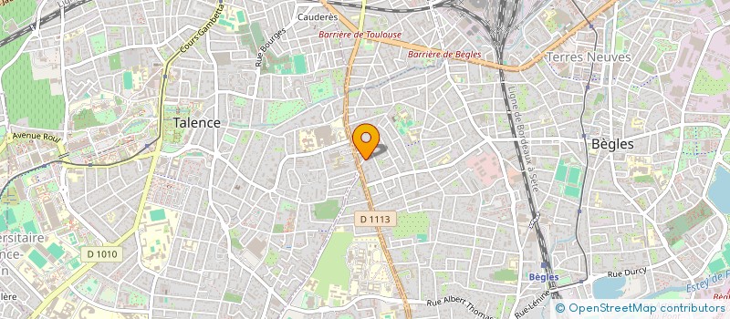 localisation de l'entreprise SCI COLLIN PEREY à BEGLES