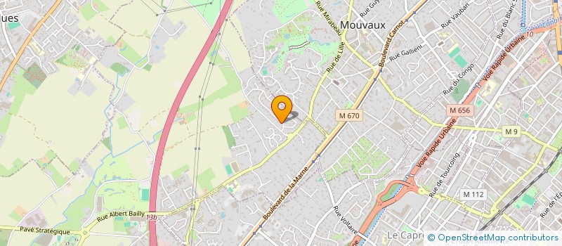 localisation de l'entreprise SCI COLLINE DU BAILLY  MARCQ-EN-BARUL