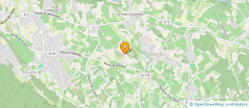 localisation de l'entreprise SCI COLLINETTE  OPPEDE