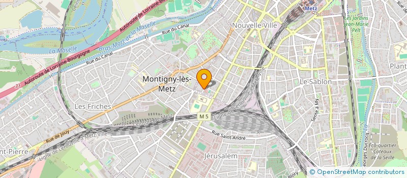 localisation de l'entreprise SCI COLLINS  METZ