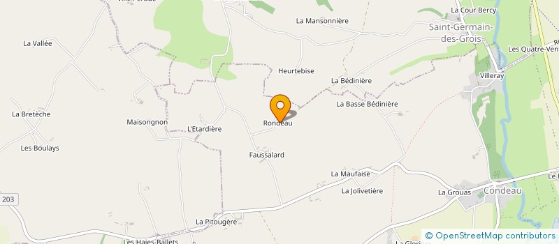 localisation de l'entreprise SCI COLLIOT PERCHERON à SABLONS-SUR-HUISNE