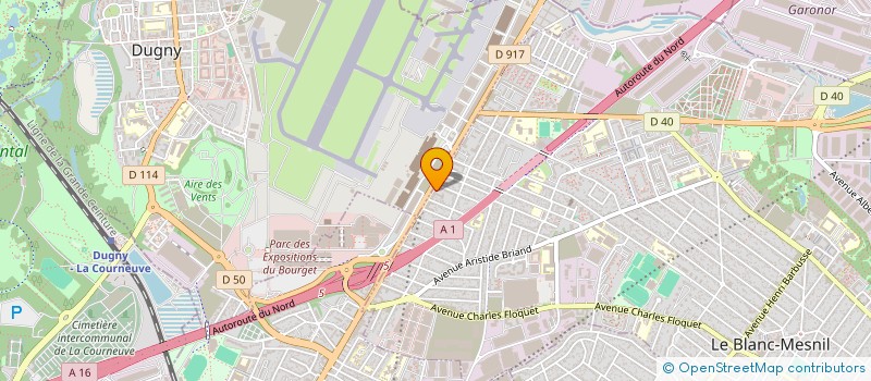 localisation de l'entreprise SCI COLLO à LE BLANC-MESNIL