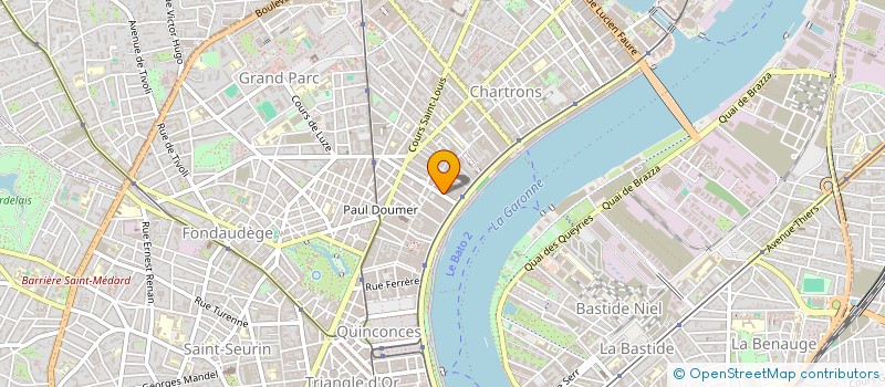 localisation de l'entreprise SCI COLLOMBET-POUEY  BORDEAUX