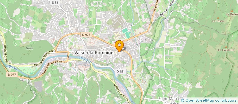 localisation de l'entreprise SCI COLLOMBS  VAISON-LA-ROMAINE