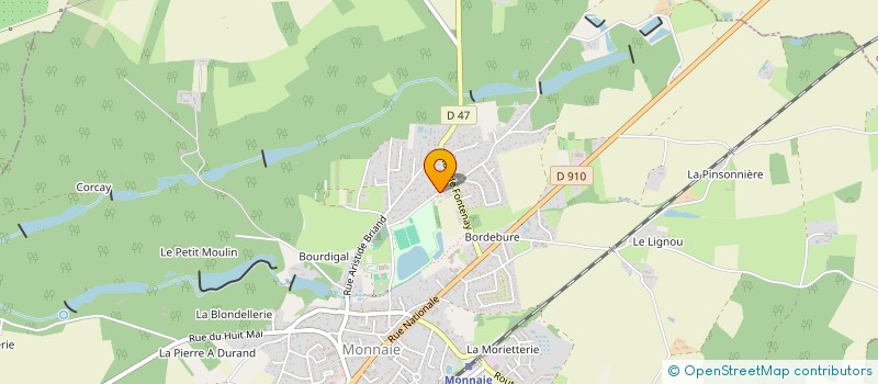 localisation de l'entreprise SCI COLLONGES  MONNAIE