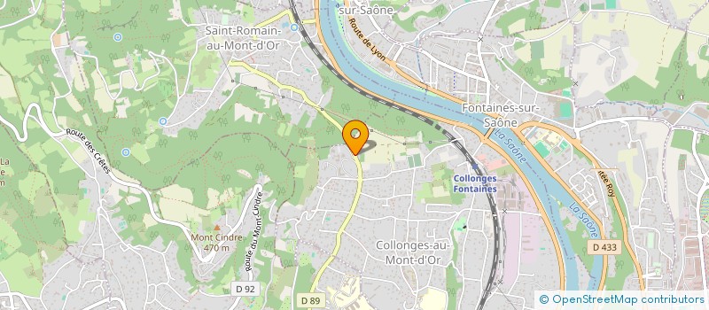 localisation de l'entreprise SCI COLLONGES LE O  COLLONGES-AU-MONT-D'OR