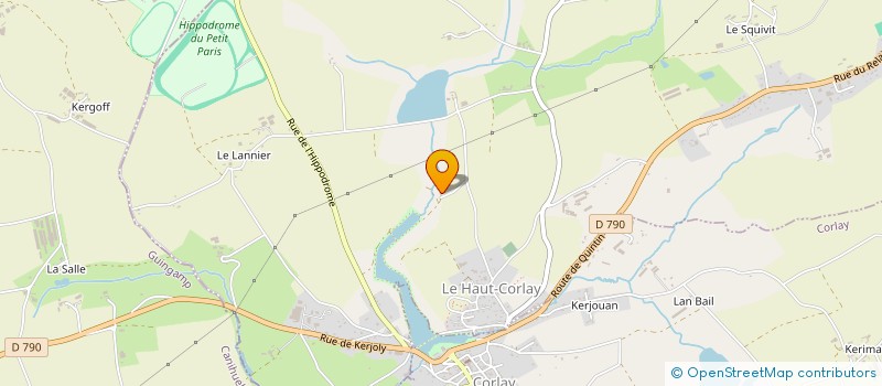 localisation de l'entreprise SCI COLLS AND CO  LE HAUT-CORLAY