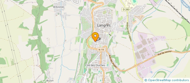localisation de l'entreprise SCI COLMAR à LANGRES