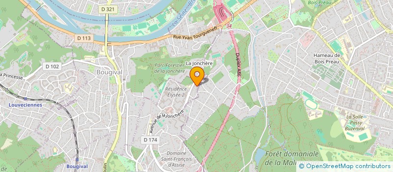 localisation de l'entreprise SCI COLMAR CARDINAL  LA CELLE-SAINT-CLOUD