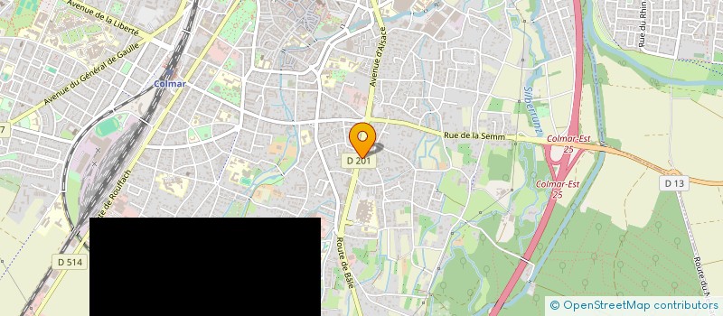 localisation de l'entreprise SCI COLMAR SUD  COLMAR