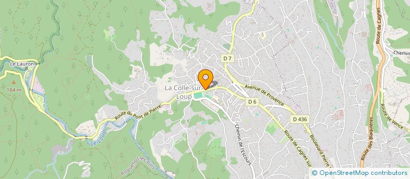 localisation de l'entreprise SCI COLO  LA COLLE-SUR-LOUP