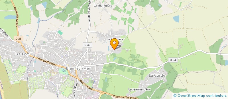 localisation de l'entreprise SCI COLO-IMMO à BREM-SUR-MER