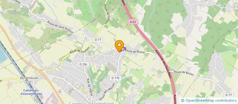 localisation de l'entreprise SCI COLOC 31  CASTELNAU-D'ESTRETEFONDS