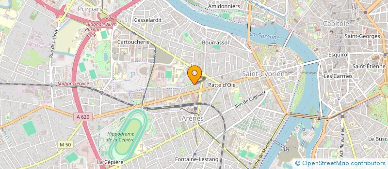 localisation de l'entreprise SCI COLOC à TOULOUSE