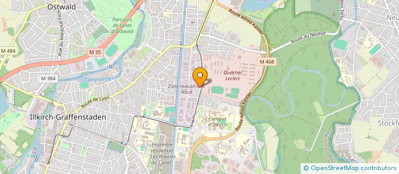 localisation de l'entreprise SCI COLOCATION  ILLKIRCH-GRAFFENSTADEN