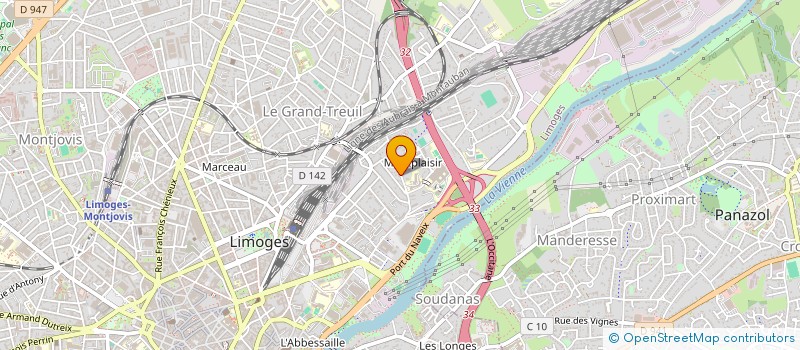 localisation de l'entreprise SCI COLOCE à LIMOGES