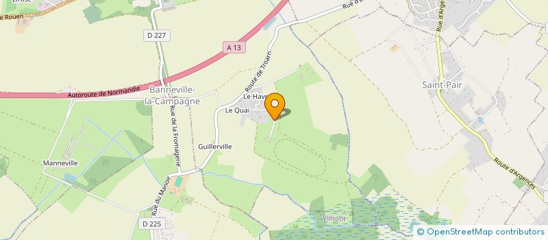 localisation de l'entreprise SCI COLOJE  BANNEVILLE-LA-CAMPAGNE