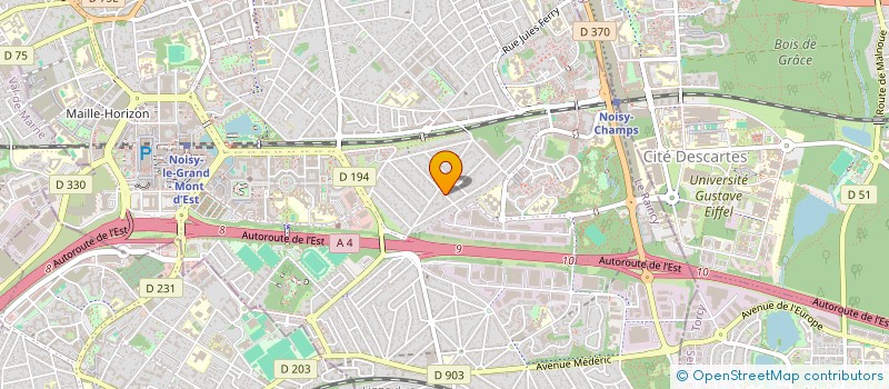 localisation de l'entreprise SCI COLOK. NET à NOISY-LE-GRAND
