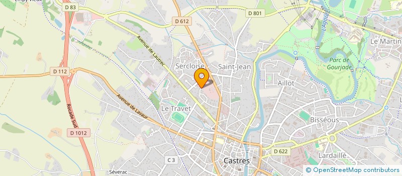 localisation de l'entreprise SCI COLOMARA  CASTRES