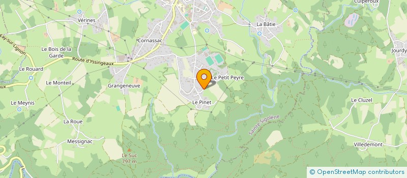 localisation de l'entreprise SCI COLOMB ROUCHON à SAINTE-SIGOLENE