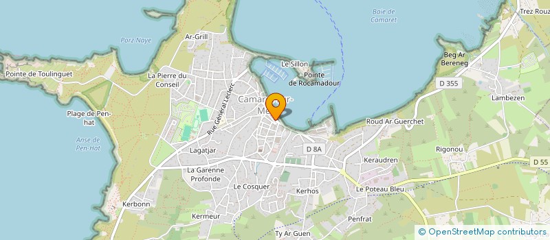 localisation de l'entreprise SCI COLOMBA  CAMARET-SUR-MER