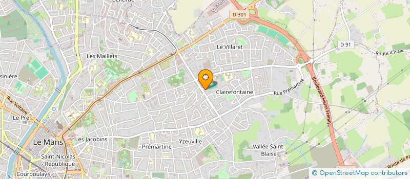 localisation de l'entreprise SCI COLOMBE  LE MANS