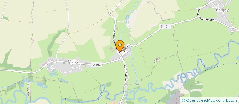 localisation de l'entreprise SCI COLOMBE  MALZY