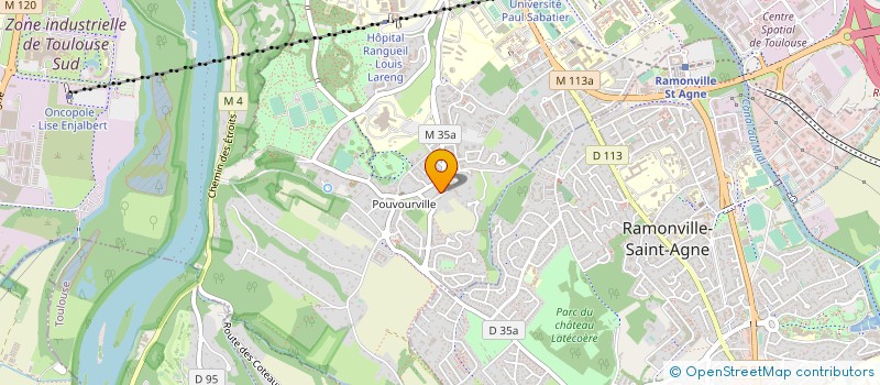 localisation de l'entreprise SCI COLOMBE  TOULOUSE