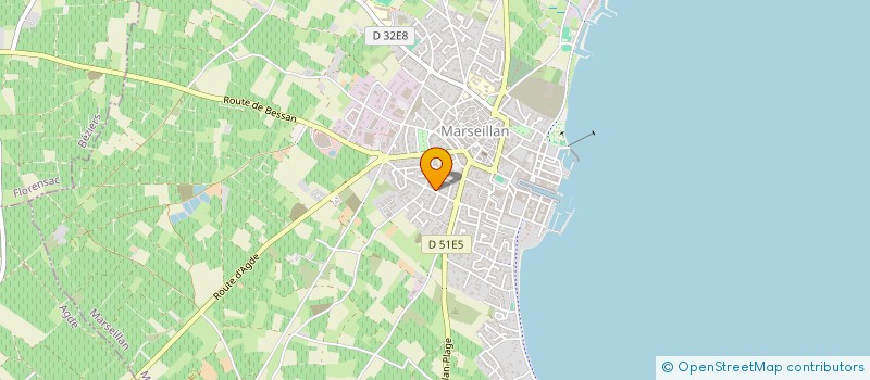 localisation de l'entreprise SCI COLOMBE à MARSEILLAN