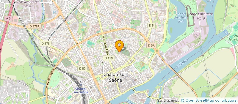 localisation de l'entreprise SCI COLOMBE  CHALON-SUR-SAONE
