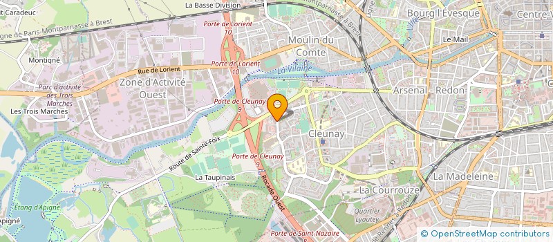 localisation de l'entreprise SCI COLOMBE à RENNES