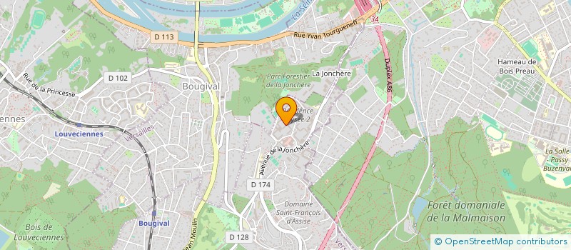 localisation de l'entreprise SCI COLOMBE  LA CELLE-SAINT-CLOUD