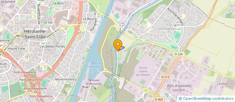 localisation de l'entreprise SCI COLOMBELLOISE  COLOMBELLES