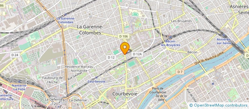 localisation de l'entreprise SCI COLOMBES COURBEVOIE à COURBEVOIE