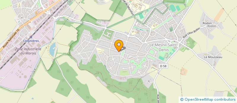 localisation de l'entreprise SCI COLOMBET  LE MESNIL-SAINT-DENIS