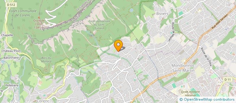 localisation de l'entreprise SCI COLOMBET  MEYLAN