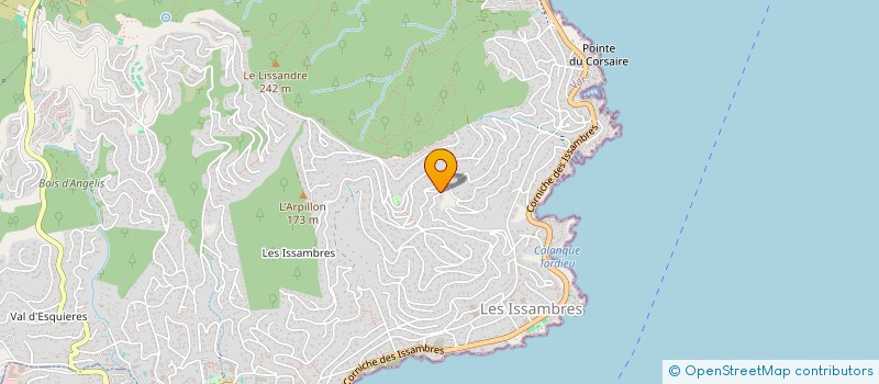 localisation de l'entreprise SCI COLOMBIA  ROQUEBRUNE-SUR-ARGENS