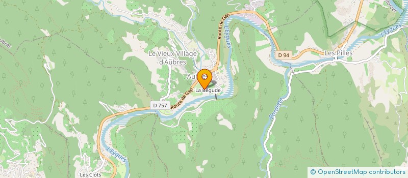 localisation de l'entreprise SCI COLOMBIER  NYONS