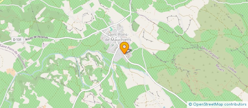 localisation de l'entreprise SCI COLOMBIER  SAINT-PONS-DE-MAUCHIENS