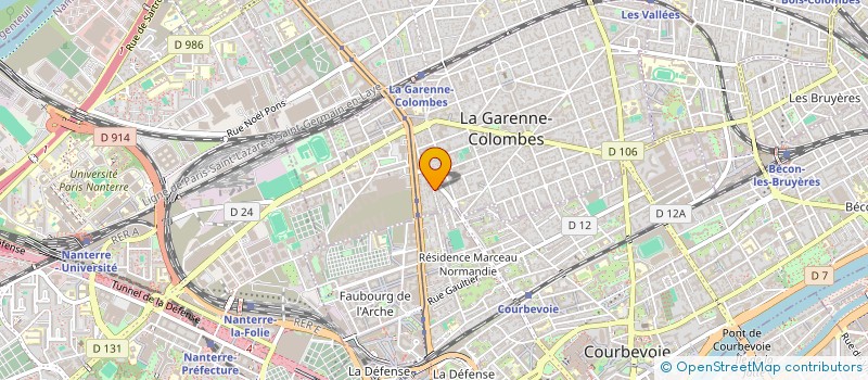 localisation de l'entreprise SCI COLOMBIER BERNARD à LA GARENNE-COLOMBES
