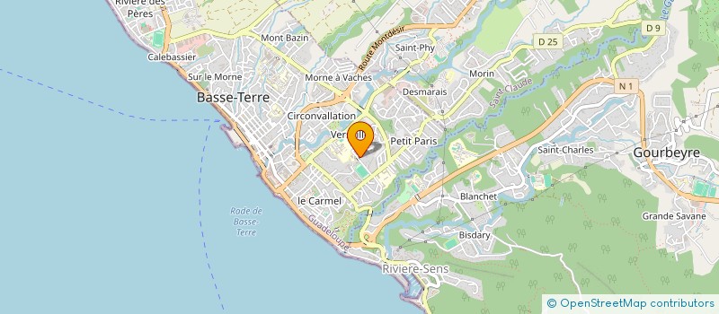 localisation de l'entreprise SCI COLOMBIER ET GUILLARD 1929 à BASSE-TERRE