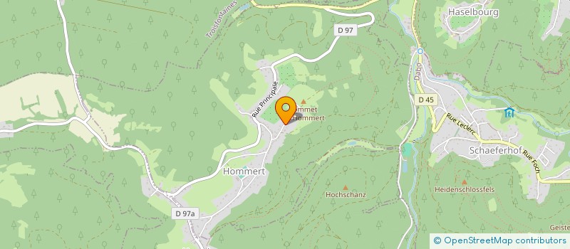 localisation de l'entreprise SCI COLOMBIERE  HOMMERT