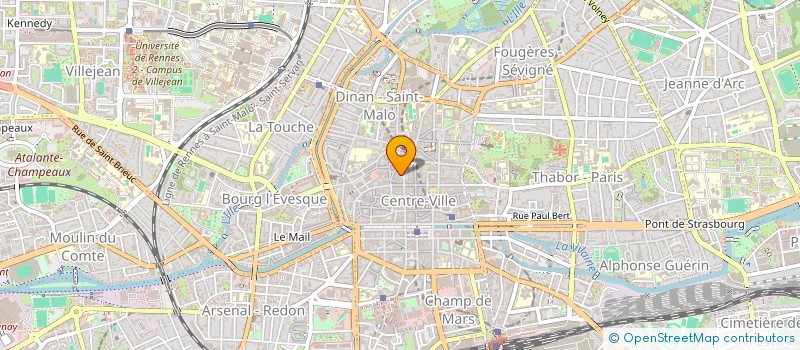 localisation de l'entreprise SCI COLOMBO  RENNES