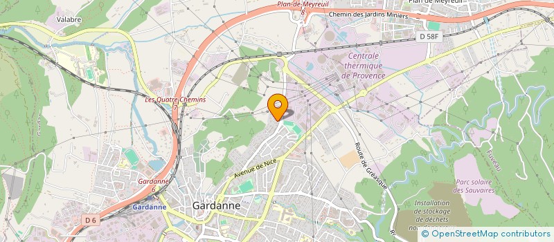 localisation de l'entreprise SCI COLOMBO  GARDANNE